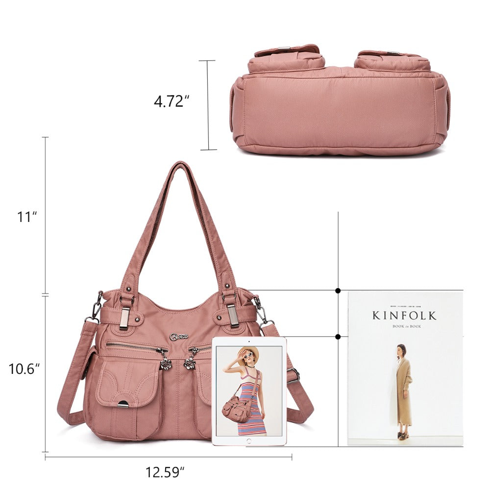 Leather Soft Messenger Crossbody