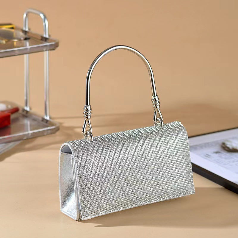 Shining 3A Full Diamond Handbag Women Party Evening Bag Crossbody Shou