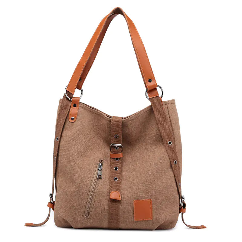 Canvas Women's Bag, Shoulder Tote, Casual Handbag