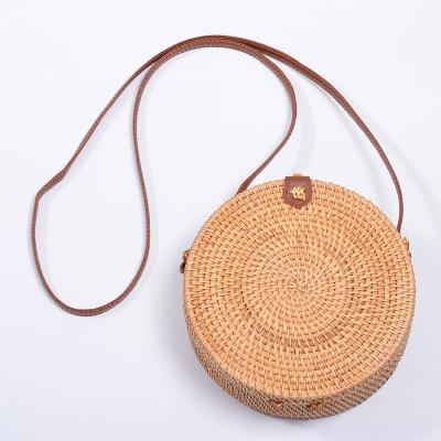 Wicker Circle Bag