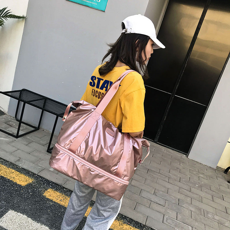 Fitness bag lightweight oxford cloth - back view