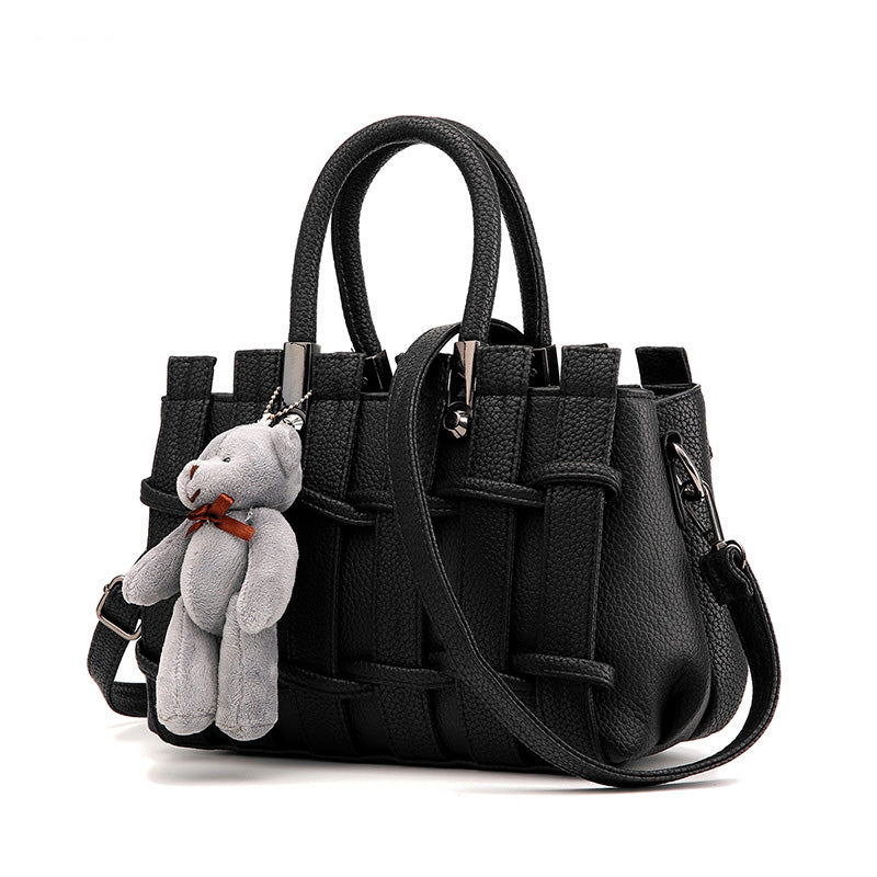 Woven Handle Handbag