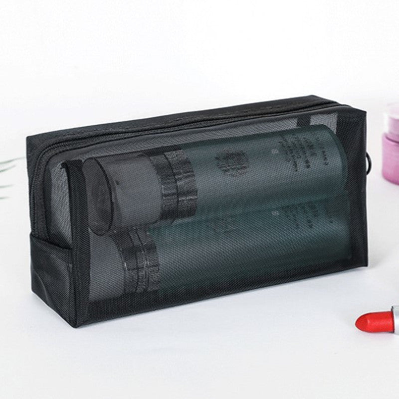 Box Mesh Zip Pouch - Small