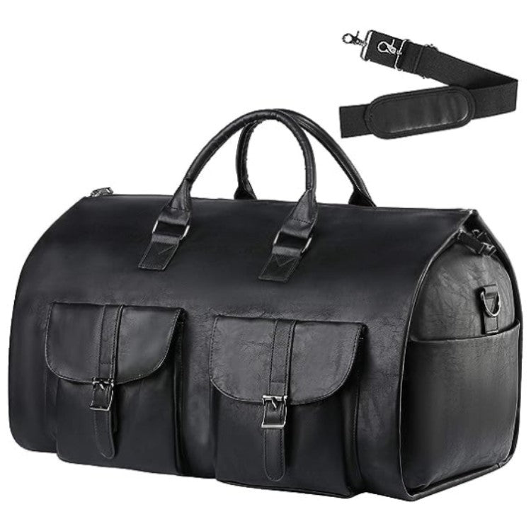 Pocket Travel Duffel - Black