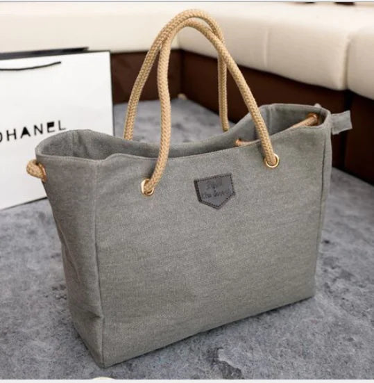 Canvas Tote Bag - Large Capacity Handheld Bag