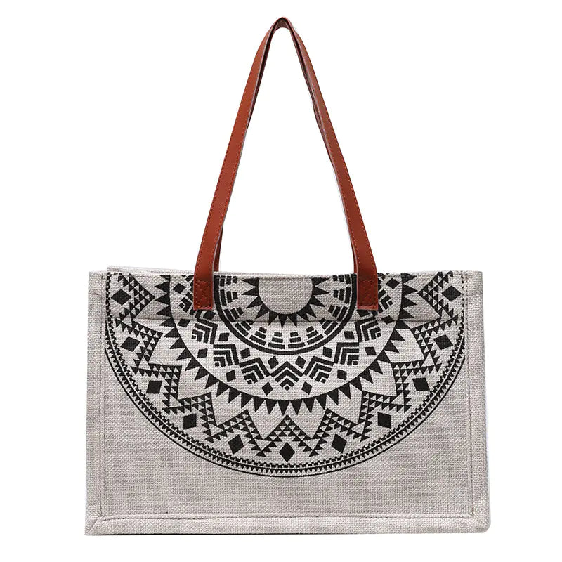 Korean Style Simple Tote Bag with Literary Charm