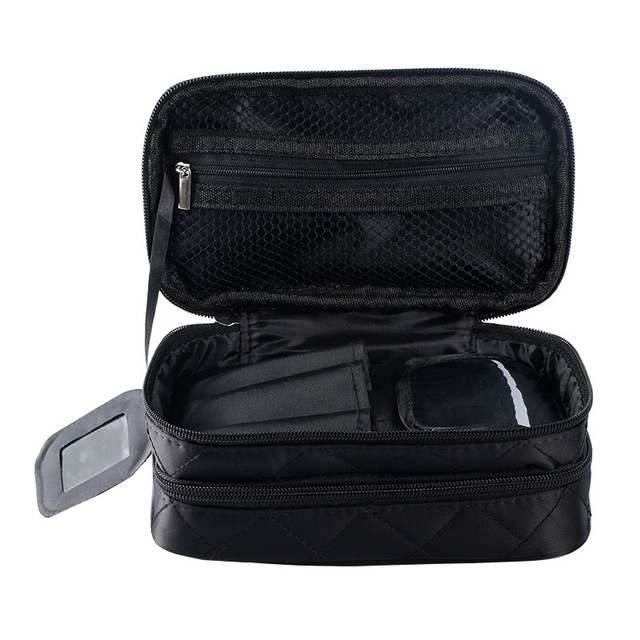Double-Layer Travel Case - Black