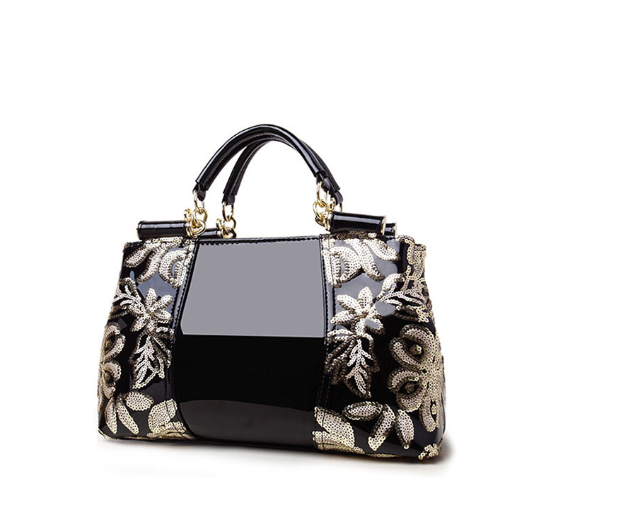 Floral Top Handle Bag