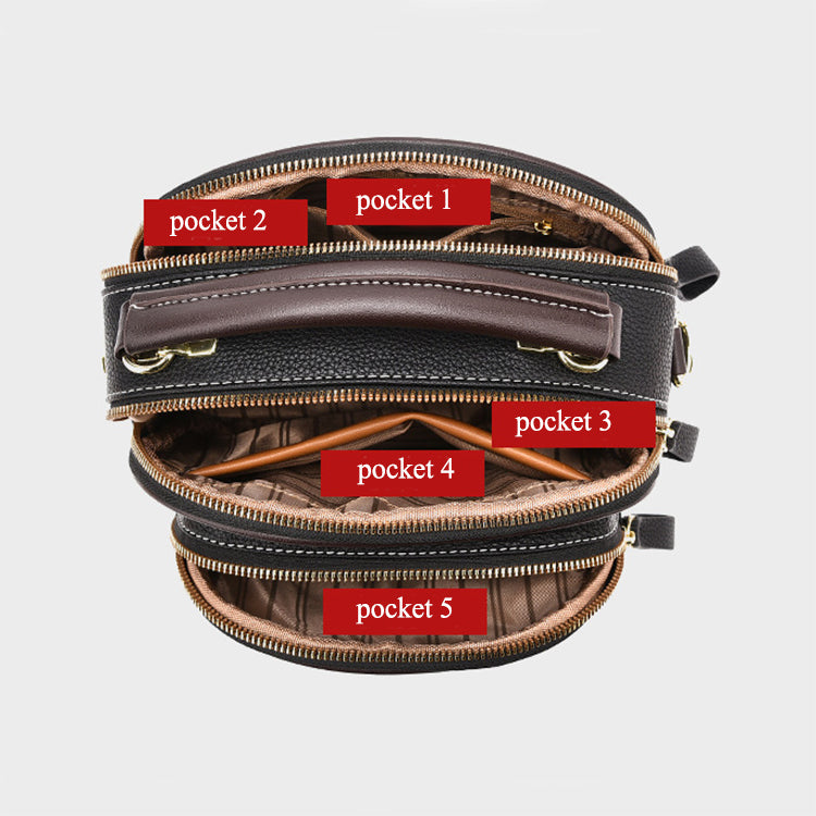 Multi-Pocket Crossbody Bag