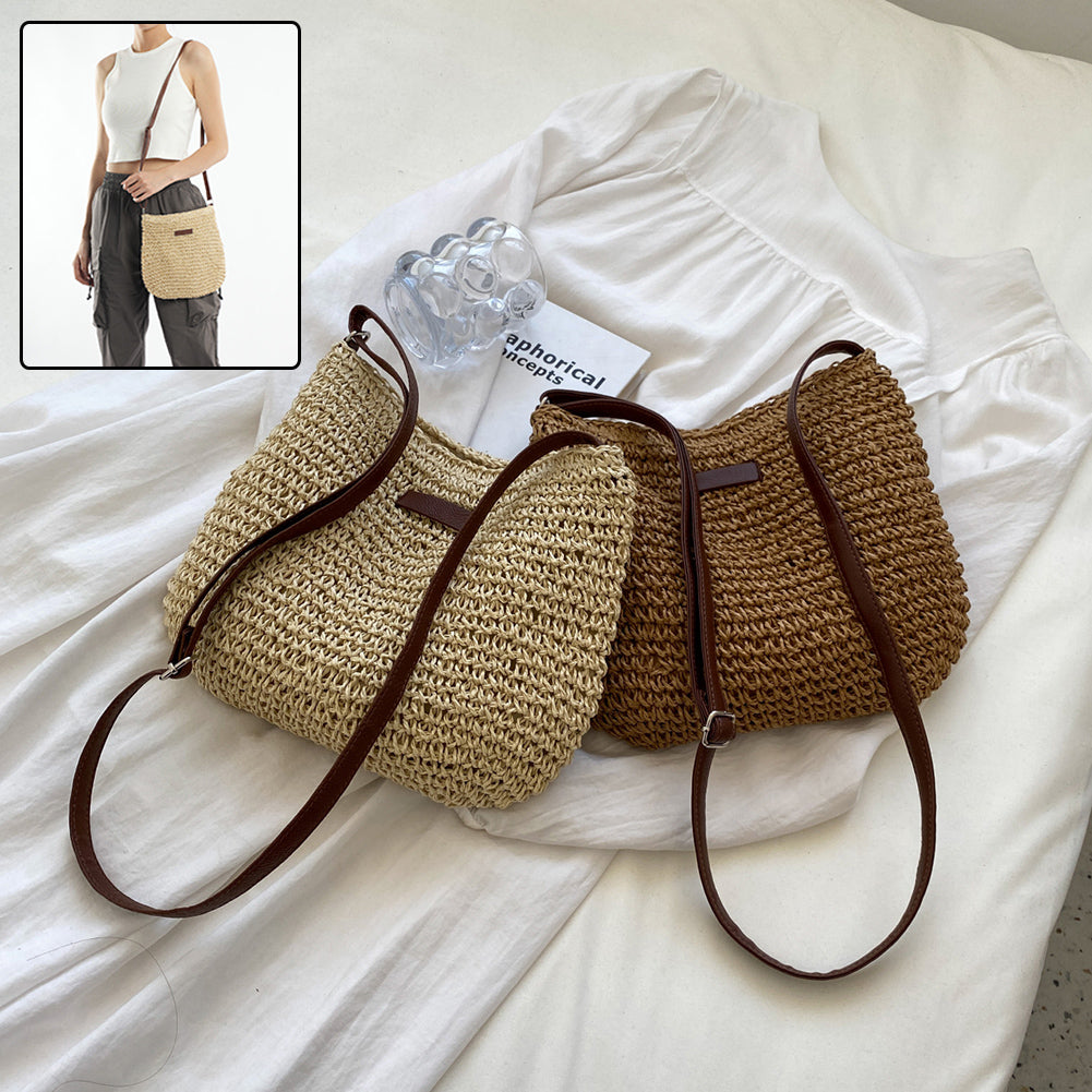 Straw Beach Tote