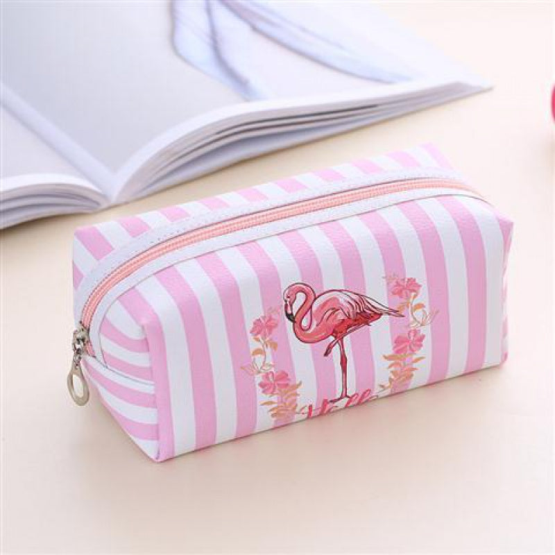 Flamingo Zip Pouch - Pink