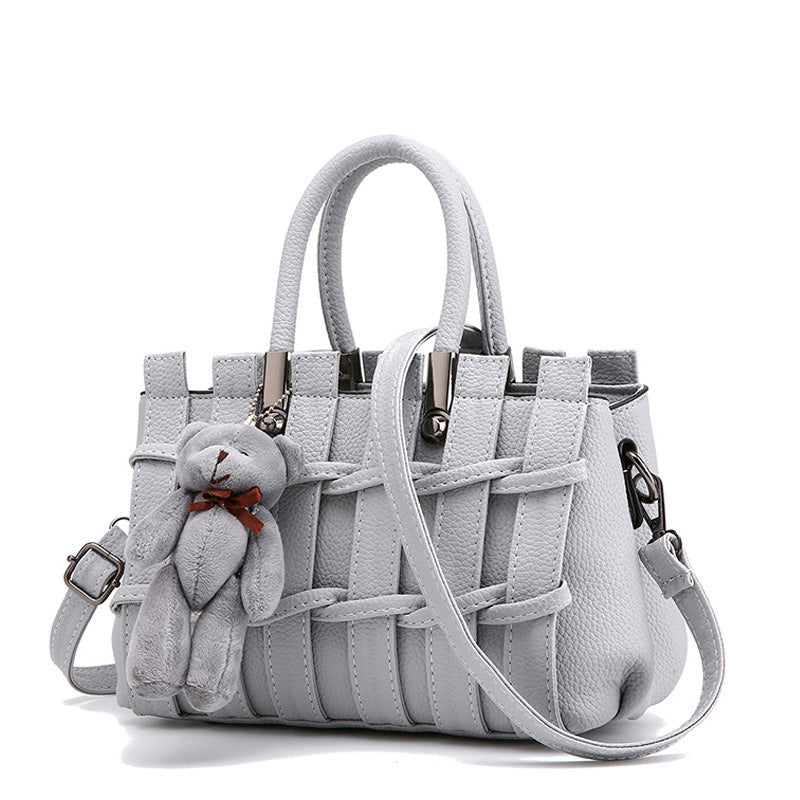 Woven Handle Handbag