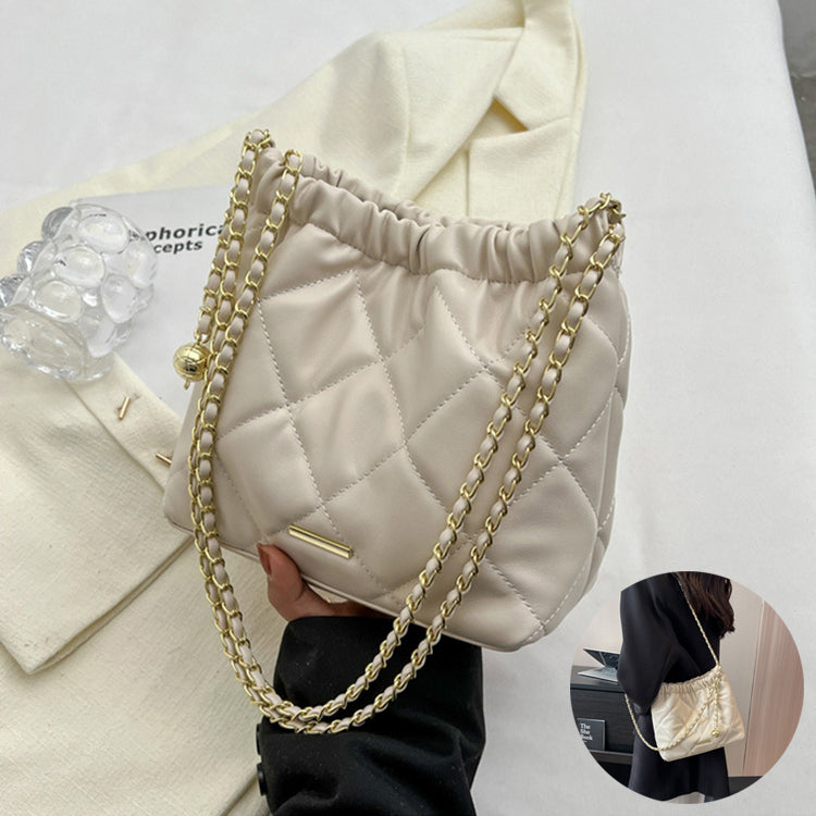 Casual Rhombus Shoulder Bag Chain Messenger Bag Small Bucket Bags Wome