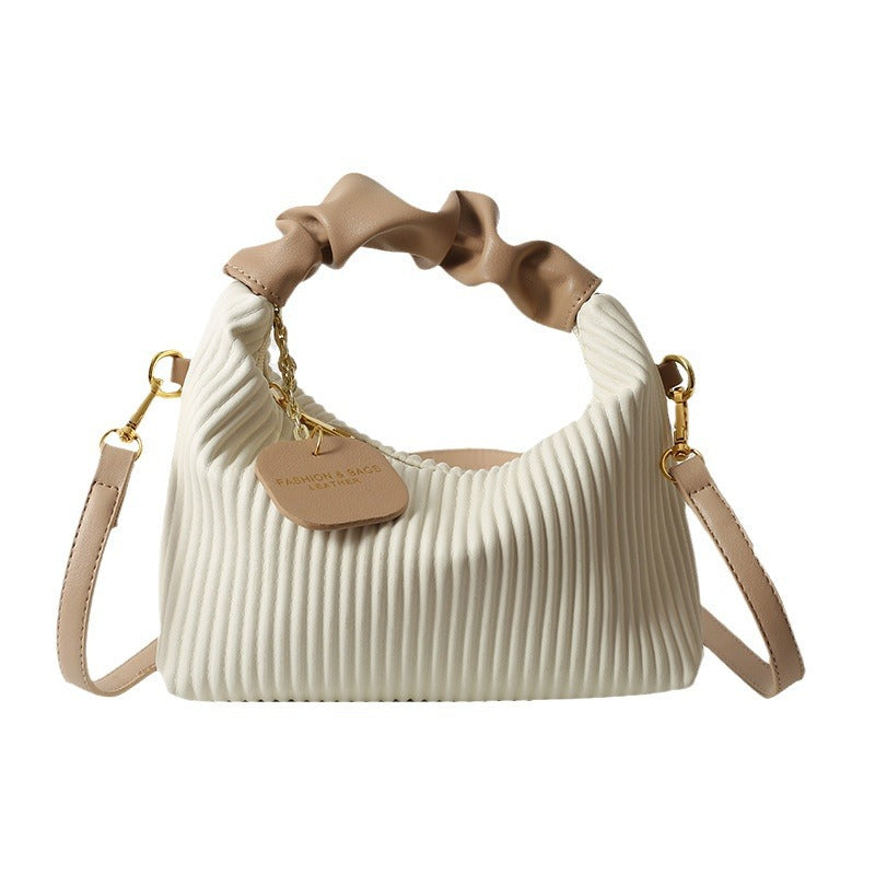 Pleated Shoulder Bag