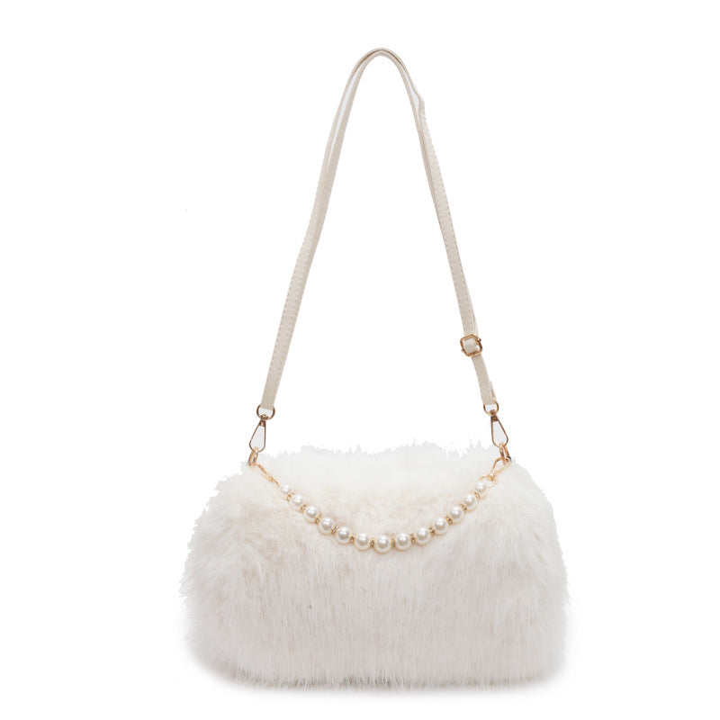 Chain Pearl Crossbody Bag