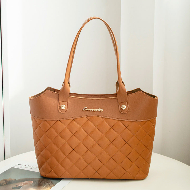 Pink Quilted Tote