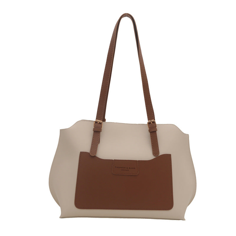 New Color Matching Tote Bag For Women - back view