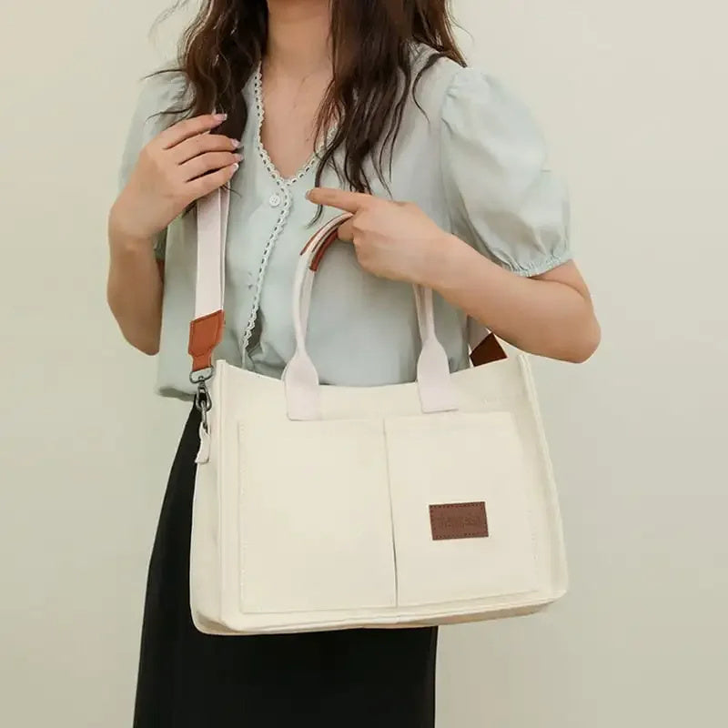 Casual Daily Canvas Tote Shoulder Bags Women Mommy - additional view