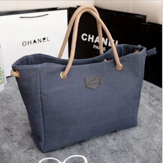 Canvas Tote Bag - Large Capacity Handheld Bag