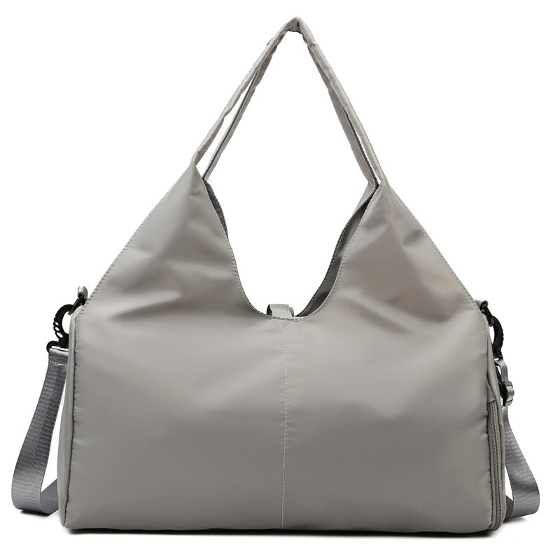 Side-Pocket Gym Bag - Grey
