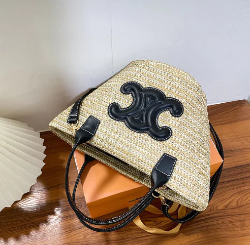 Celly Woven Summer Tote Bag - Small (One Piece) - close-up detail