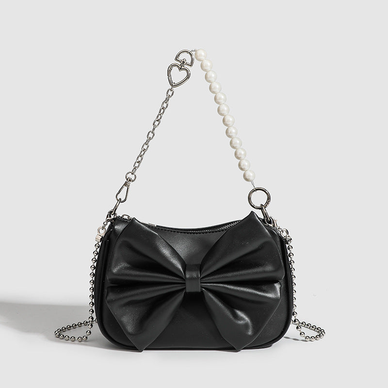 Black Leather Tote Bag