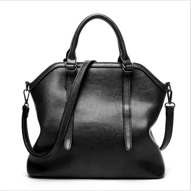Glossy Leather Tote Bag, Shoulder Bag for Women - lifestyle