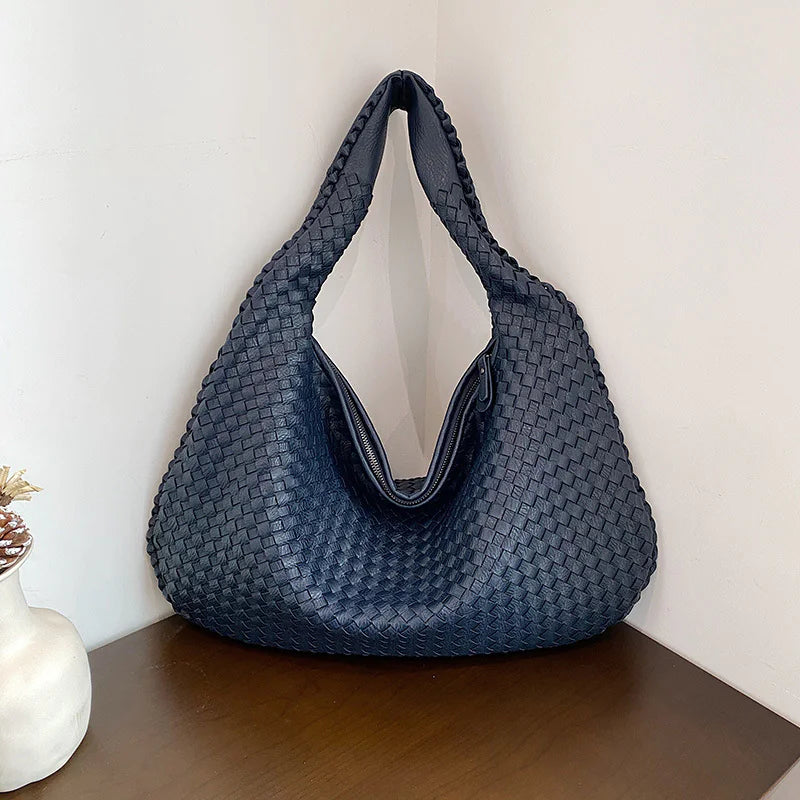 Handwoven One-Shoulder Tote Bag
