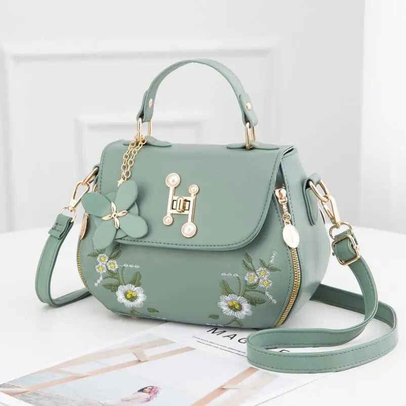 Floral Mini Satchel Bag