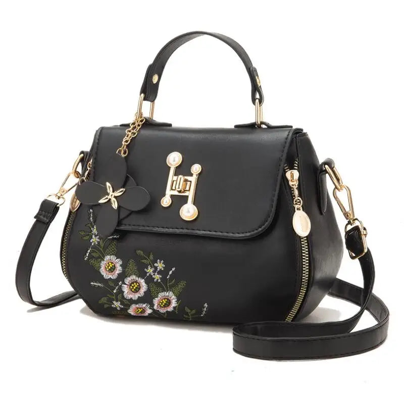 Floral Mini Satchel Bag