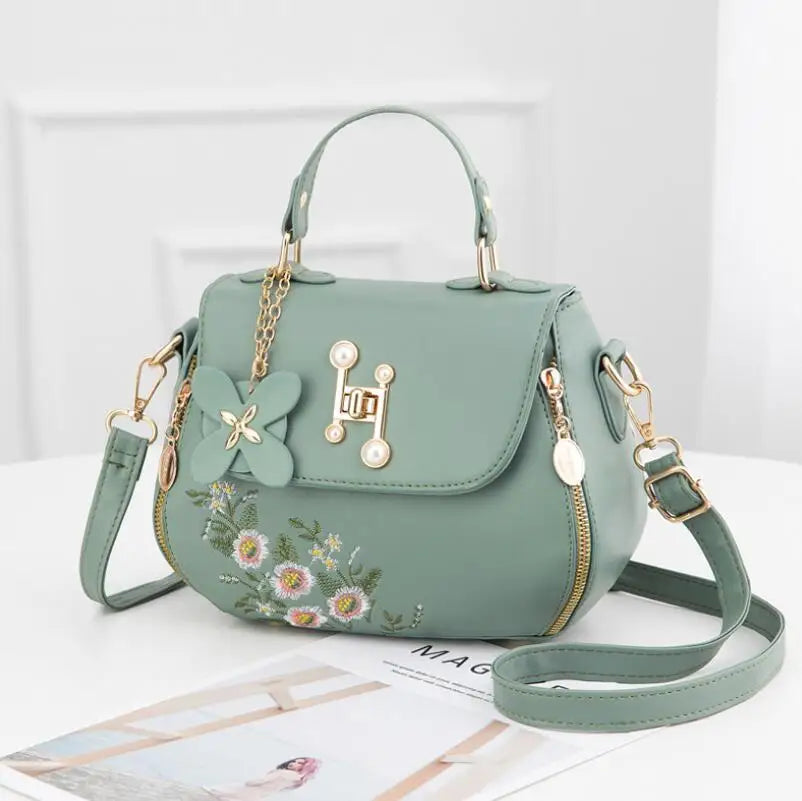 Floral Mini Satchel Bag