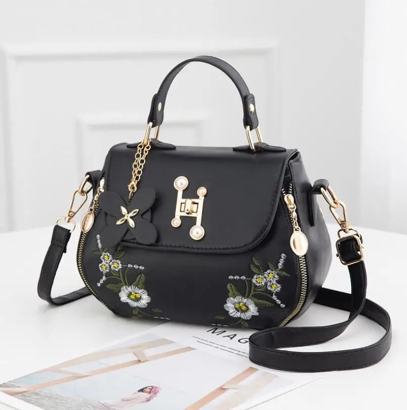 Floral Mini Satchel Bag