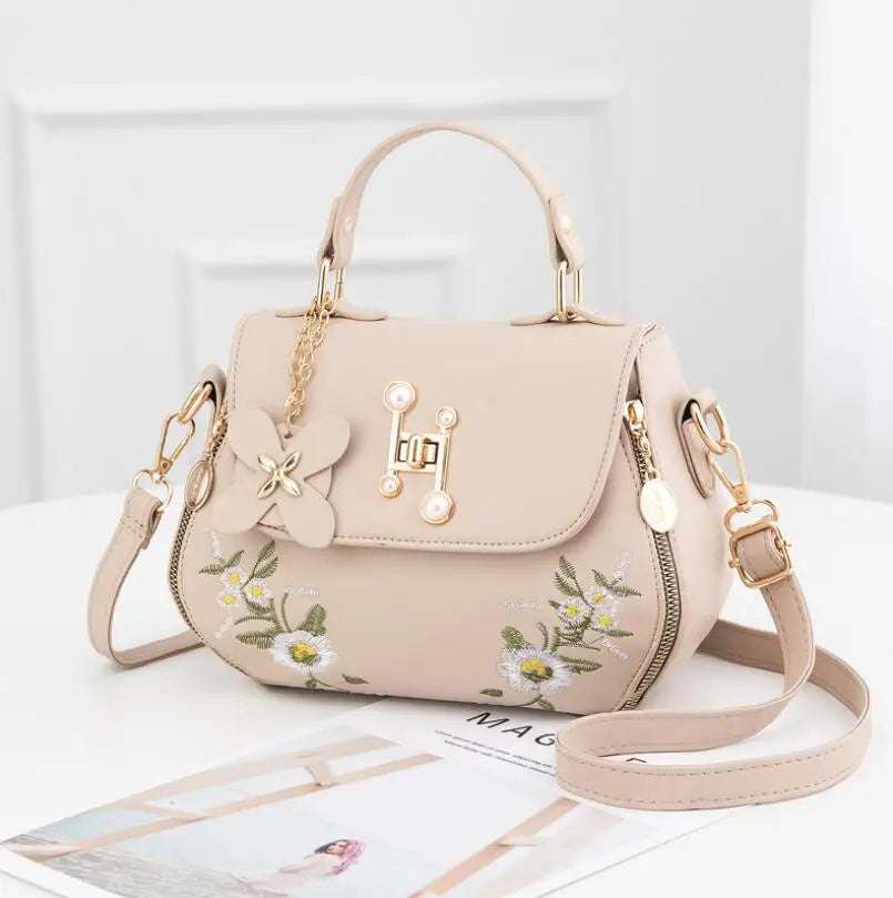 Floral Mini Satchel Bag