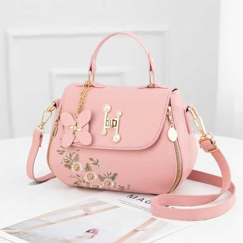 Floral Mini Satchel Bag