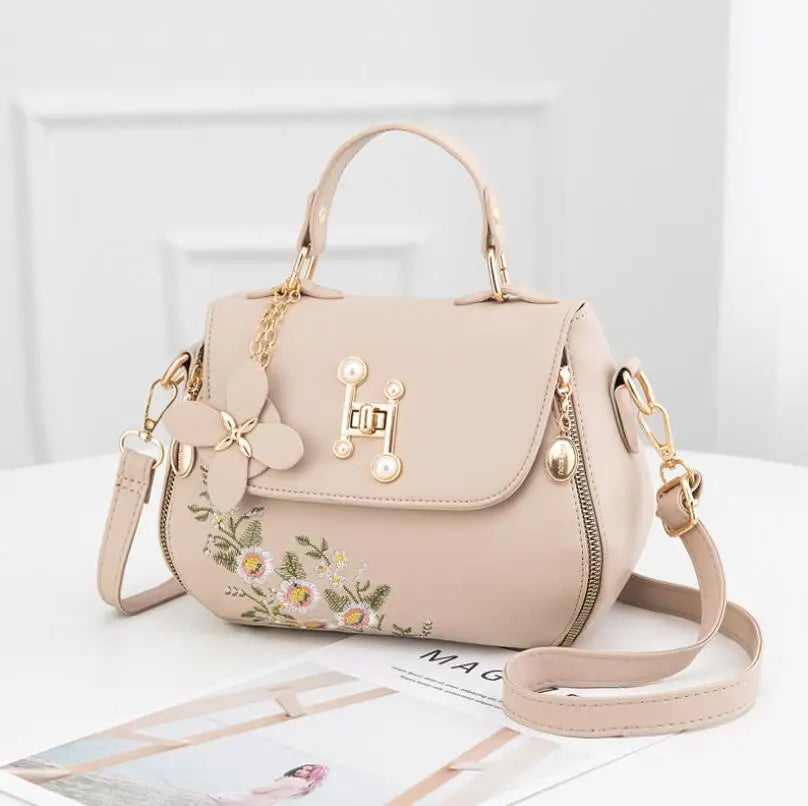 Floral Mini Satchel Bag