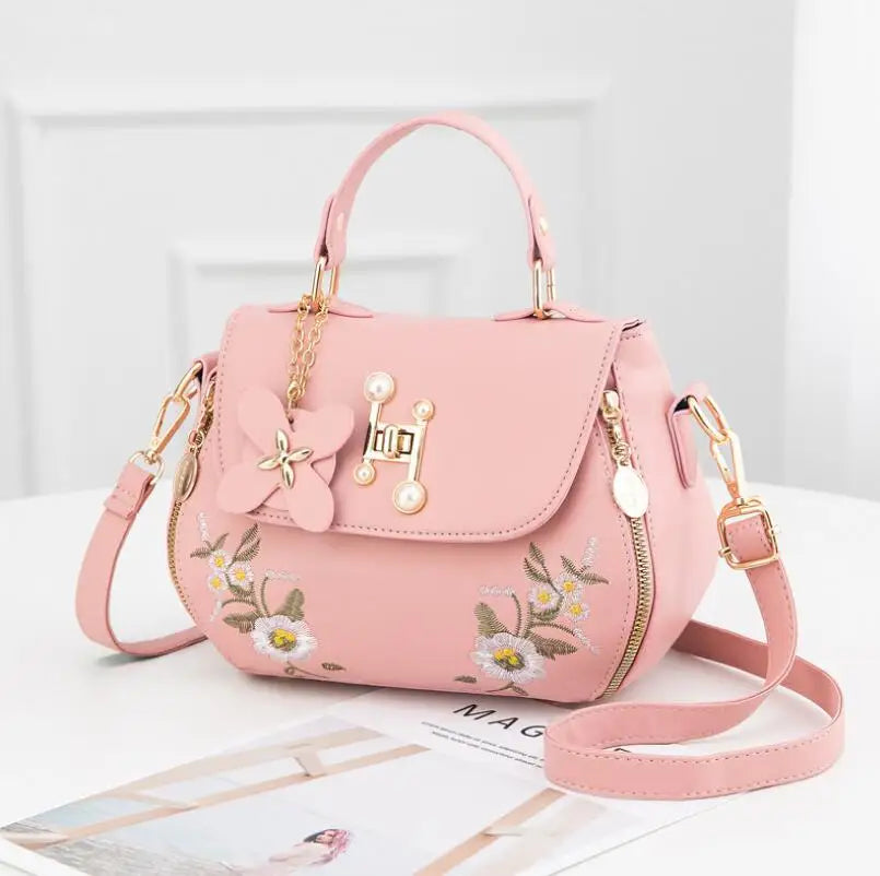 Floral Mini Satchel Bag