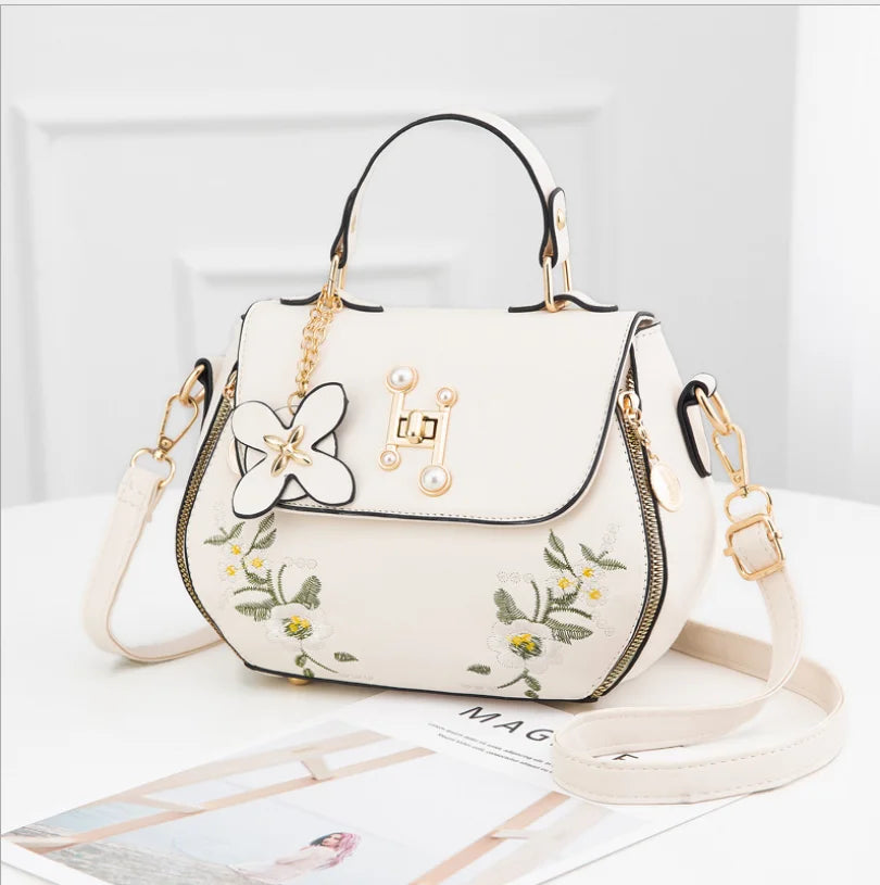 Floral Mini Satchel Bag