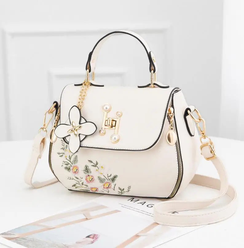 Floral Mini Satchel Bag