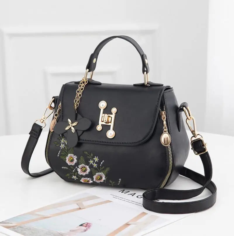 Floral Mini Satchel Bag