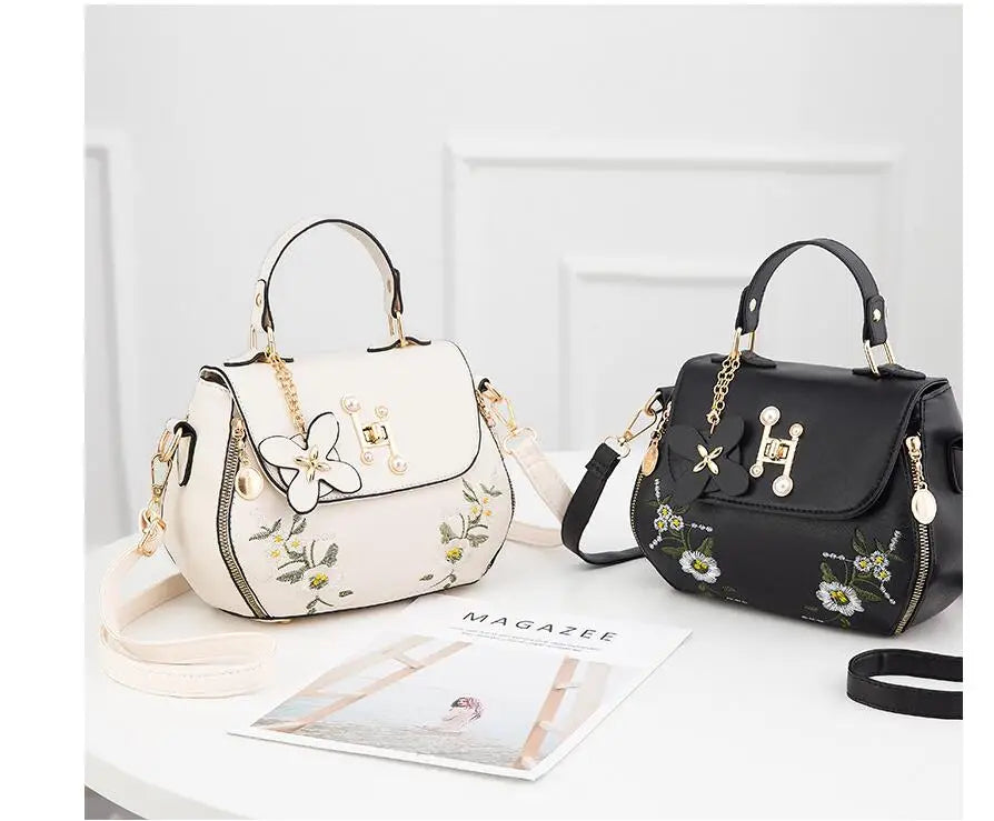 Floral Mini Satchel Bag
