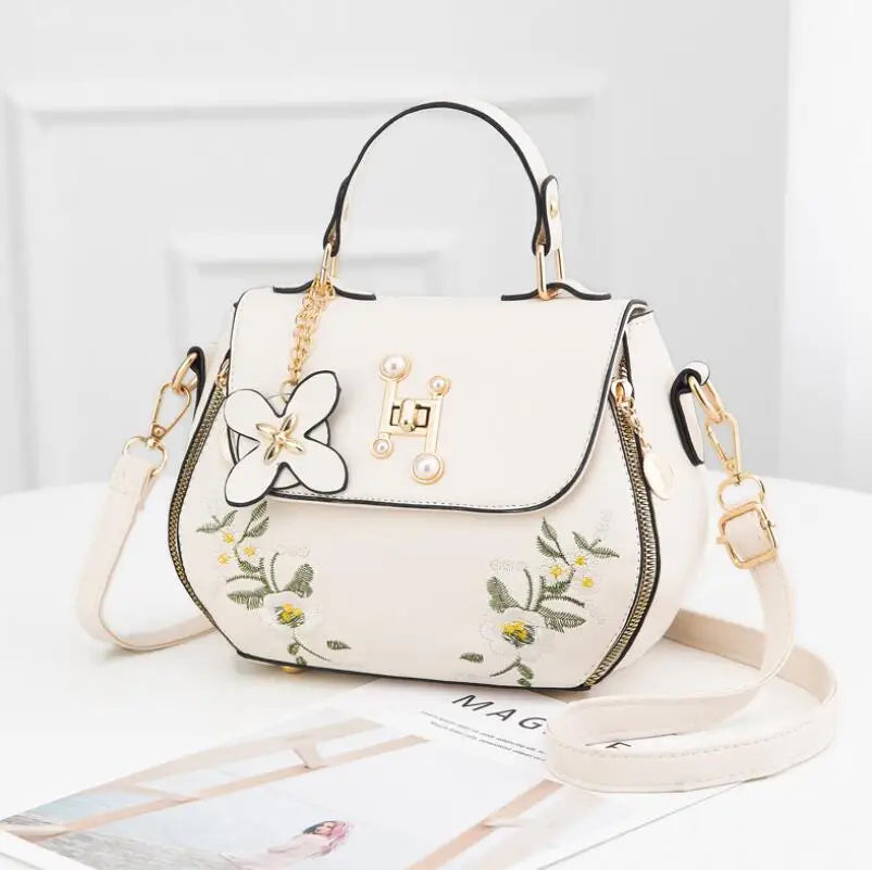 Floral Mini Satchel Bag