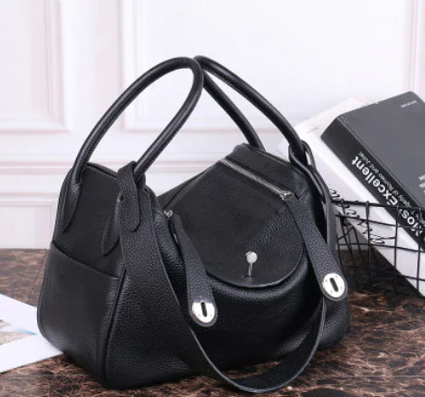 Large Capacity Genuine Leather Women's Tote Bag - additional view