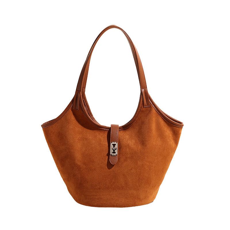 Fashion Frosted Vintage Tote Bag For Women - interior
