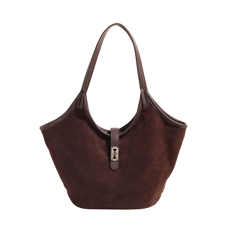 Fashion Frosted Vintage Tote Bag For Women - lifestyle