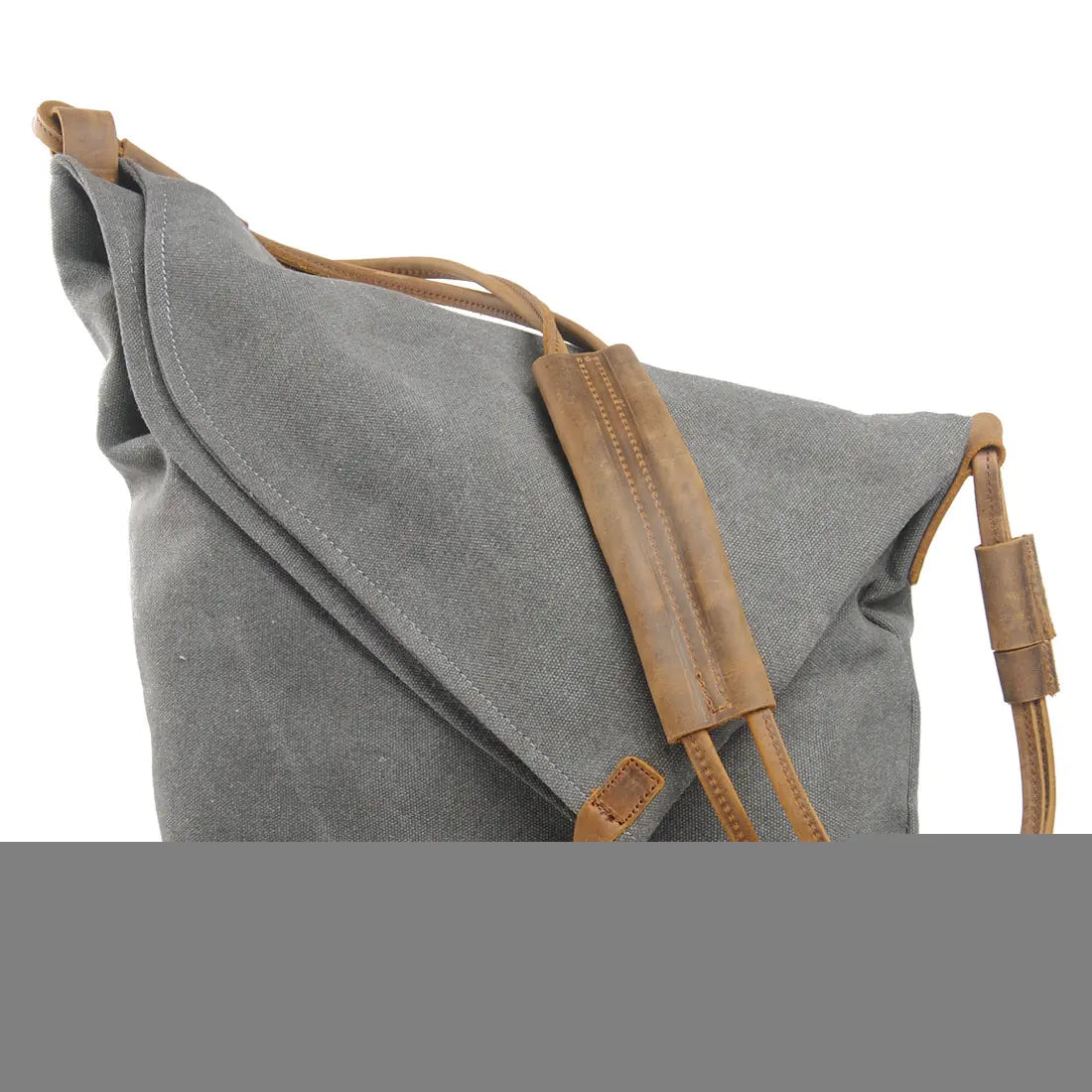 Canvas Shoulder Bag - Retro Stylish Unisex Tote - lifestyle