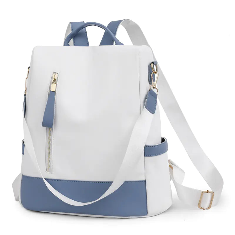 Stylish Nylon Women's Casual Backpack Daypack Bag - close-up detail