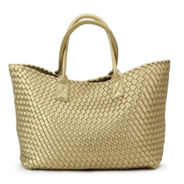 Woven Large Capacity Tote Bag for Groceries - additional view