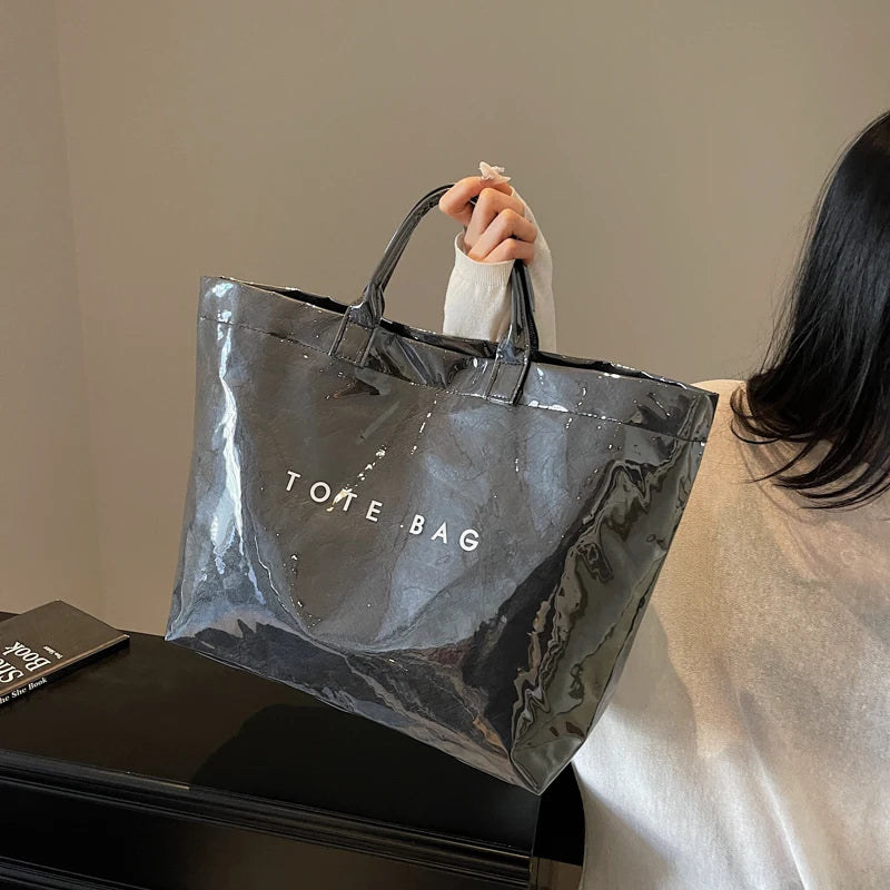 Glossy Shopper Tote Bag