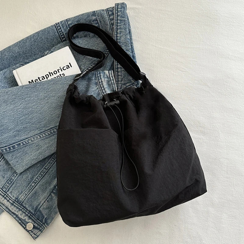 Drawstring Nylon Tote