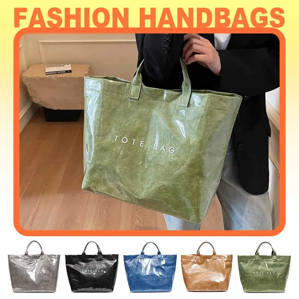 Glossy Shopper Tote Bag